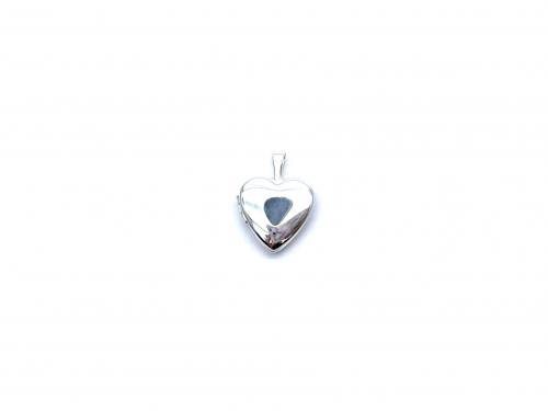 Silver Plain Heart Locket