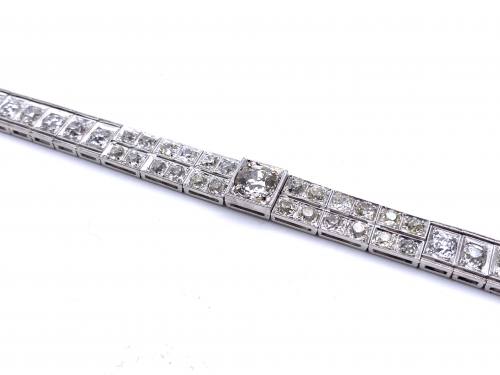 Art Deco Diamond Bracelet Est 9.00ct