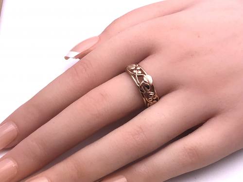 9ct 2 Colour Gold Clogau Ring