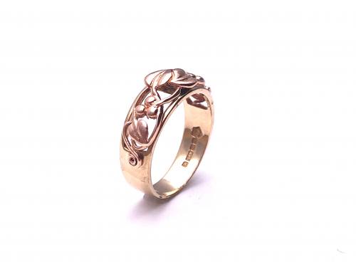9ct 2 Colour Gold Clogau Ring