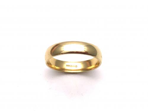 18ct Yellow Gold Plain Wedding Ring