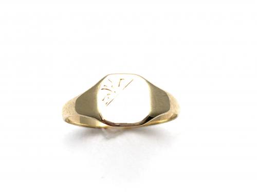 9ct Yellow Gold Signet Ring