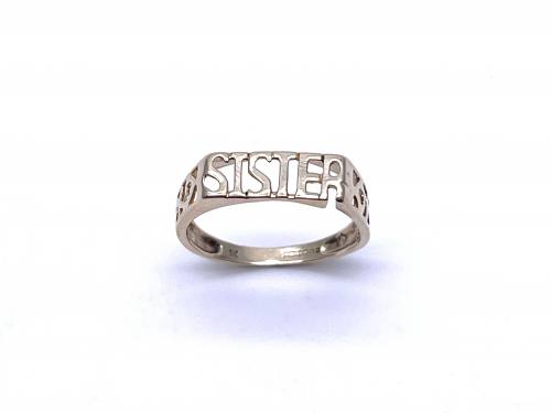 9ct Yellow Gold Sister Ring