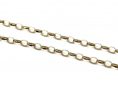 9ct Yellow Gold Belcher Chain 20 Inch