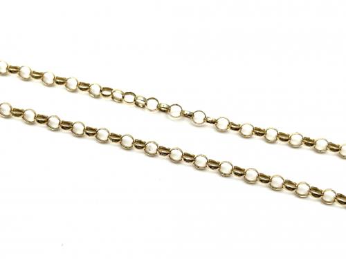 9ct Yellow Gold Belcher Chain 24 Inch