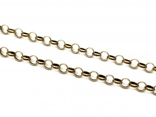 9ct Yellow Gold Belcher Chain 22 Inch