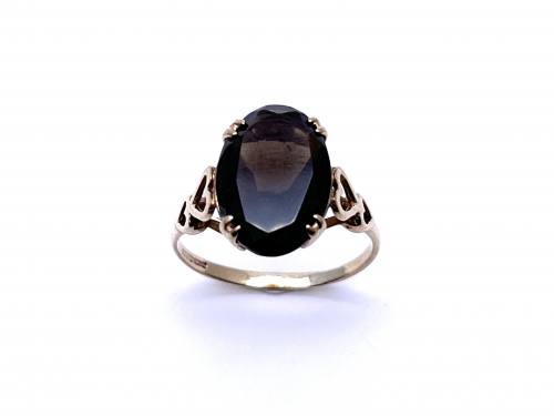 9ct Smokey Quartz Solitaire Ring