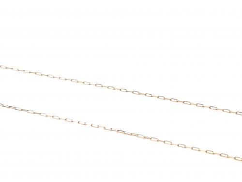 9ct Yellow Gold Fine Paperclip/Heritage Chain