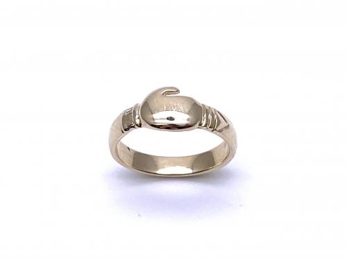 9ct Yellow Gold Boxing Glove Childs Ring