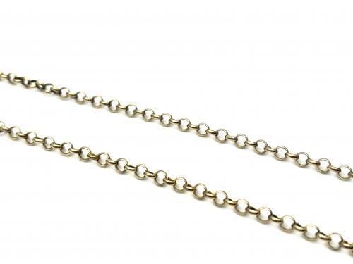 9ct Yellow Gold Belcher Chain 22 inch