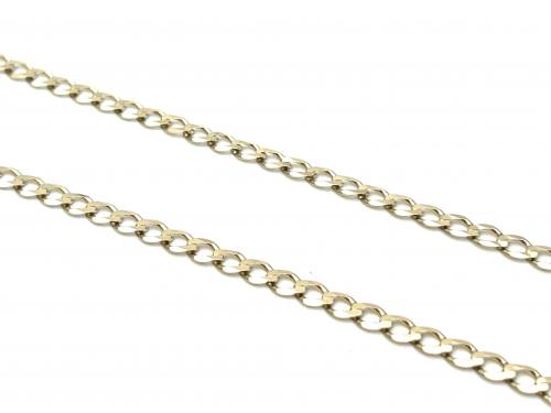 9ct Yellow Gold Curb Chain 21 inch