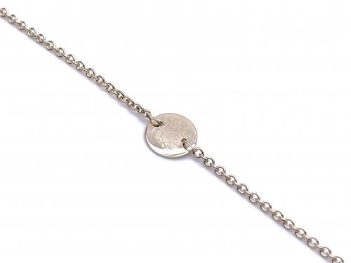 9ct Yellow Gold Circle Disc Bracelet