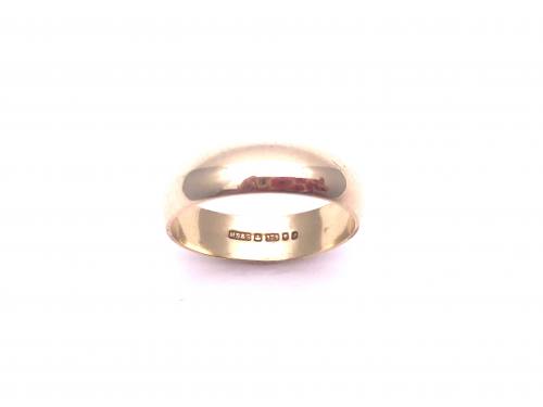 9ct Yellow Gold Wedding Ring 5mm