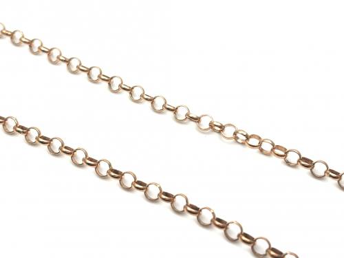 9ct Rose Gold Belcher Chain 26 inch