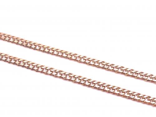 9ct Double Curb Chain 20 inch