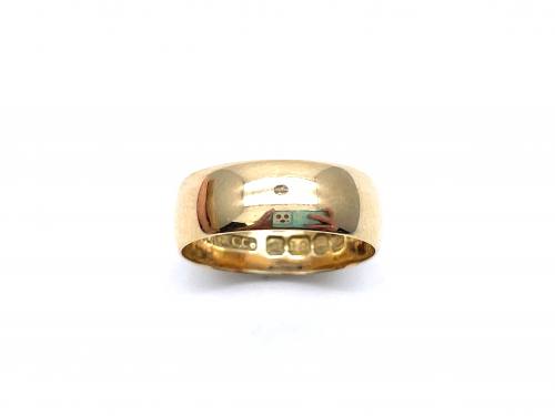 18ct Yellow Gold Plain Wedding Ring