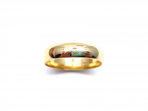 18ct Yellow Gold Plain Wedding Ring