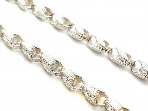 Silver Tulip Chain 20 inch