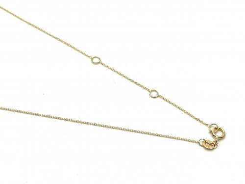 18ct Yellow Gold Rolo Chain 16/17/18 Inch