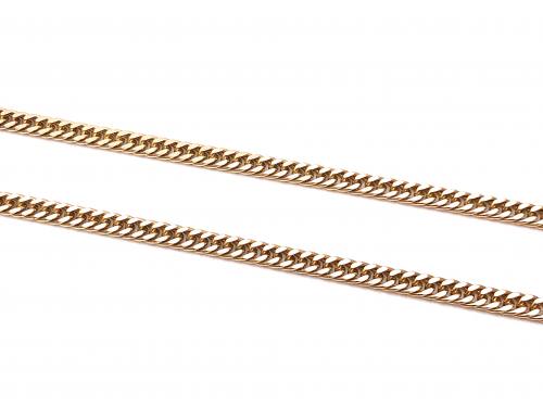 9ct Yellow Gold Flat Close Curb Necklet