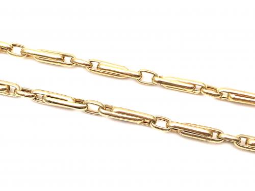 9ct Yellow Gold Fancy Link Necklet