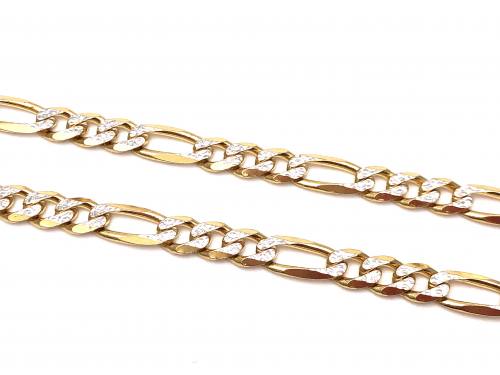9ct Yellow Gold Figaro Necklet 20 Inch