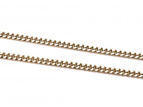 9ct Yellow Gold Flat Close Curb Necklet