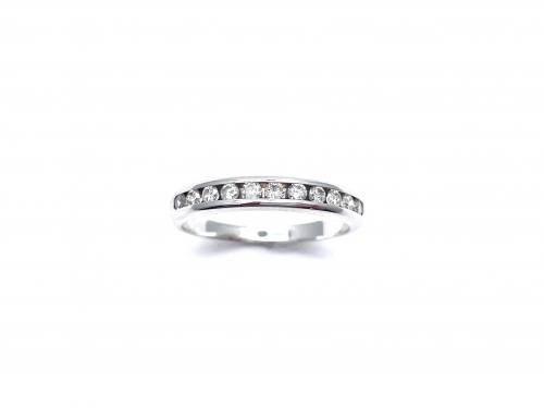 9ct White Gold Diamond Eternity Ring