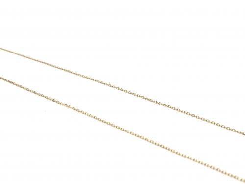 9ct Yellow Gold Fine Trace Chain 20 inch