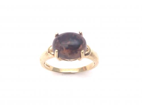 9ct Yellow Gold Mexican Opal Ring