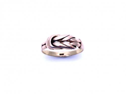 9ct Rose Gold Knot Ring