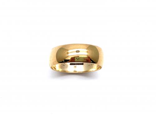 9ct Yellow Gold Plain Wedding Ring