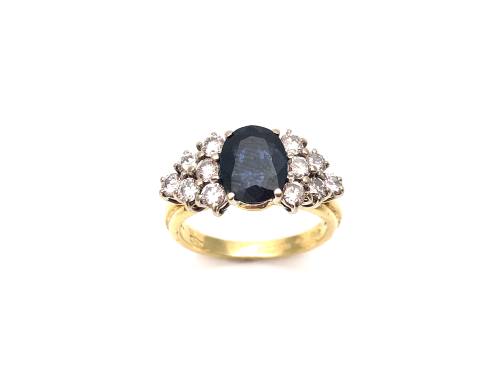 18ct Sapphire & Diamond Ring
