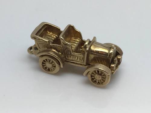 9ct Yellow Gold Vintage Car Charm
