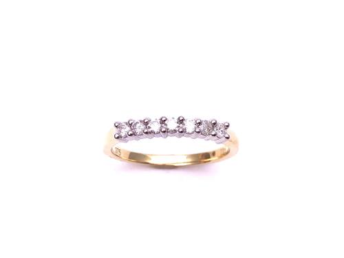 9ct Yellow Gold Diamond Eternity Ring 0.33ct