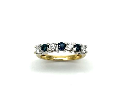 18ct Sapphire & Diamond Eternity Ring