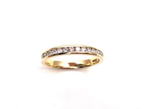 18ct Yellow Gold Diamond Eternity Ring 0.33ct