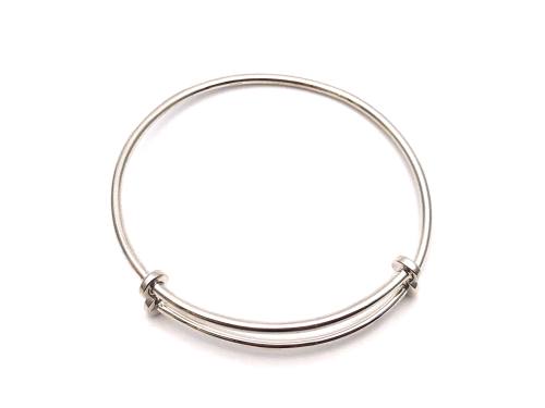 Silver Heritage Expandable Bangle 62mm