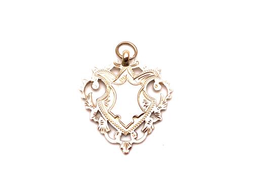 9ct Yellow Gold FOB Pendant 1917