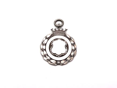 An Old Silver FOB Pendant Birmingham 1927