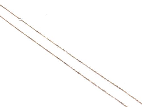 9ct Yellow Gold Trace Chain 20 inch