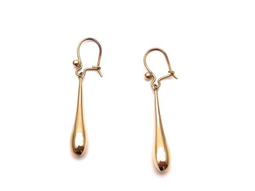9ct Yellow Gold Drop Earrings