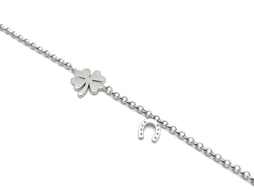 Silver Good Luck Bracelet