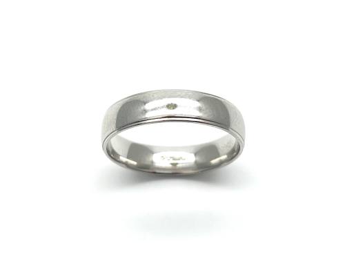 Platinum Plain Wedding Ring 5mm
