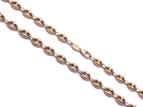 14ct Yellow Gold Marine Chain 18 inch