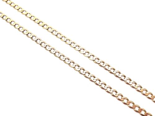 9ct Yellow Gold Curb Chain