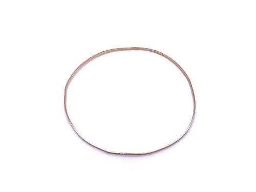 9ct Yellow Gold Patterned Bangle