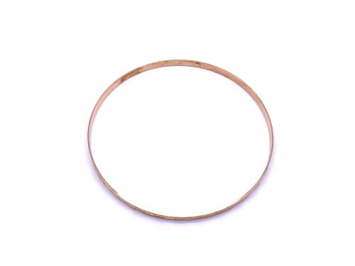 9ct Yellow Gold Patterned Bangle