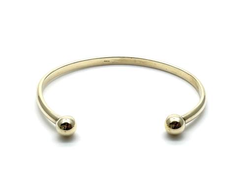 9ct Yellow Gold Torque Bangle