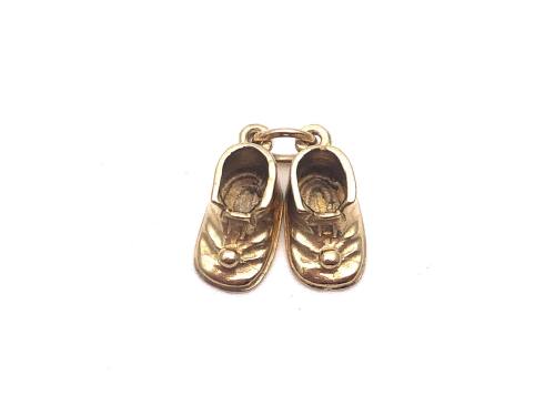 9ct Yellow Gold pair of Booties Charm
